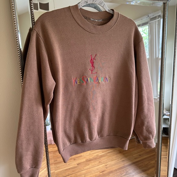 Yves Saint Laurent Sweaters - Yves Saint Laurent • Vintage Crew Neck